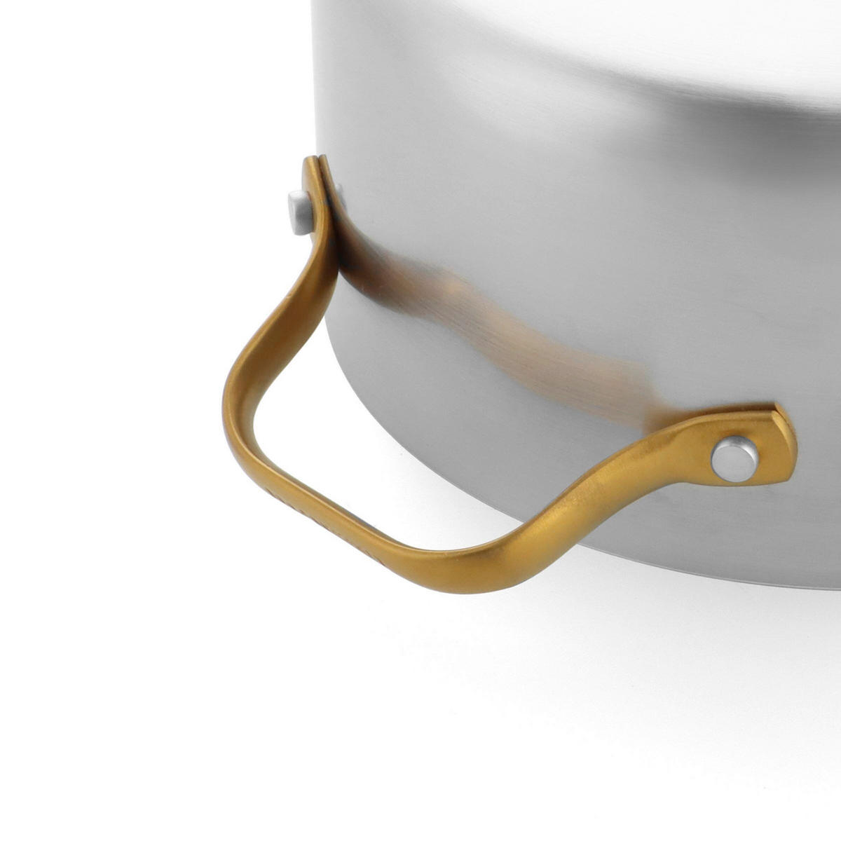 KOCHTOPFSET Padova Reserve 3-teilig  - Edelstahlfarben/Goldfarben, Basics, Glas/Metall - GreenPan