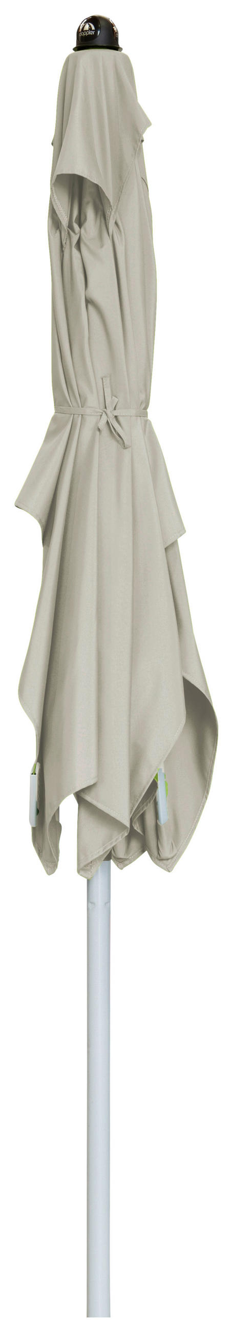 SONNENSCHIRM  300/200 cm  - Silberfarben/Naturfarben, Design, Textil/Metall (300/200cm) - Doppler