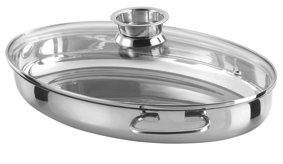 BRÄTER MULTIBRÄTER  - Edelstahlfarben, Basics, Metall (38/25/19,5cm) - GSW