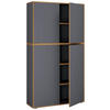 AKTENSCHRANK 100/183/33 cm  - Honigeiche/Anthrazit, Design, Holzwerkstoff (100/183/33cm) - MID.YOU
