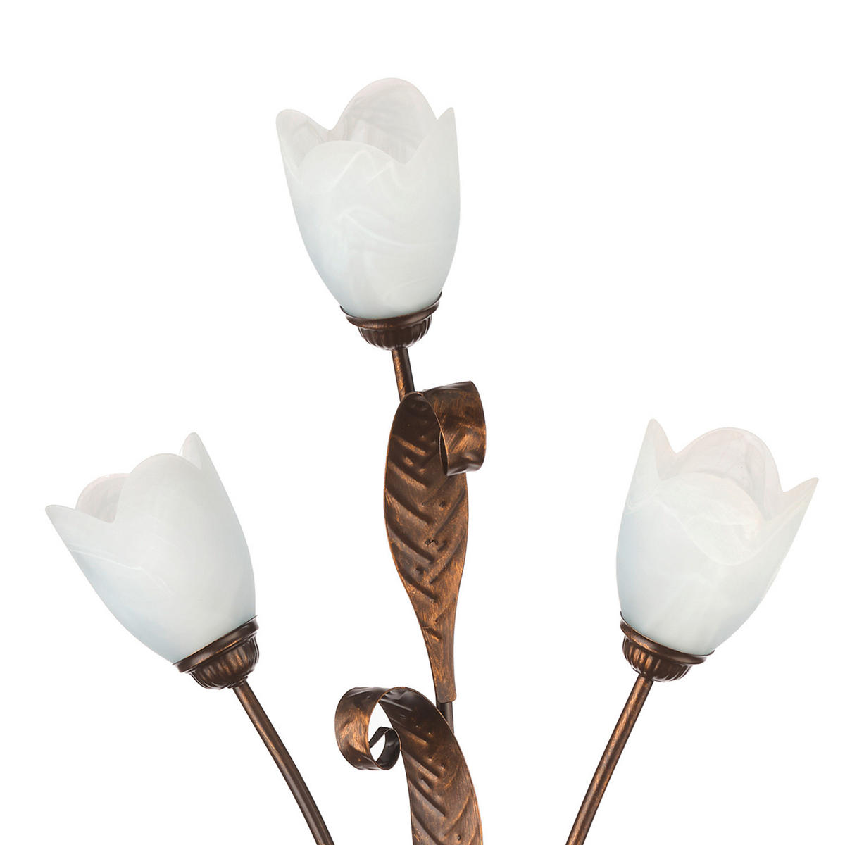 DECKENLEUCHTE  40/110 cm    - Bronzefarben, KONVENTIONELL, Glas/Metall (40/110cm)