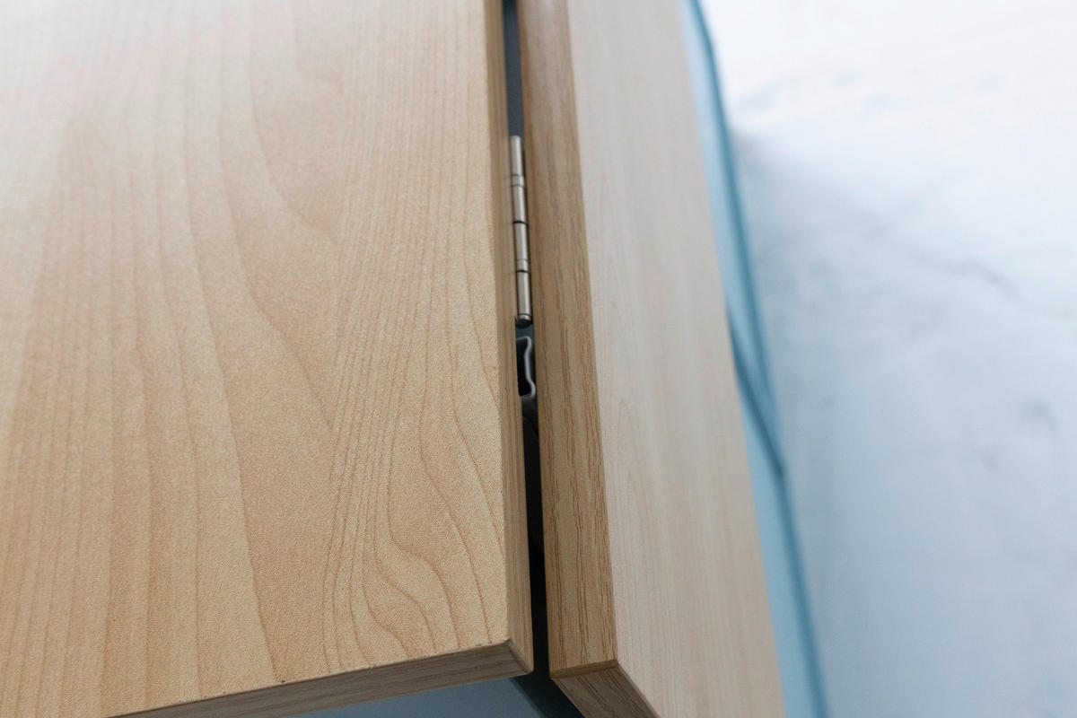 SERVIERWAGEN in Blau  - Blau/Schwarz, Basics, Holzwerkstoff/Kunststoff (100/85/50cm) - MID.YOU