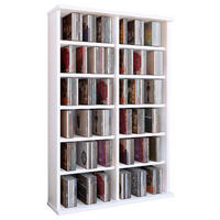 CD-HYLLA 60/92/18 cm  - vit, Klassisk, trämaterial (60/92/18cm) - Livetastic