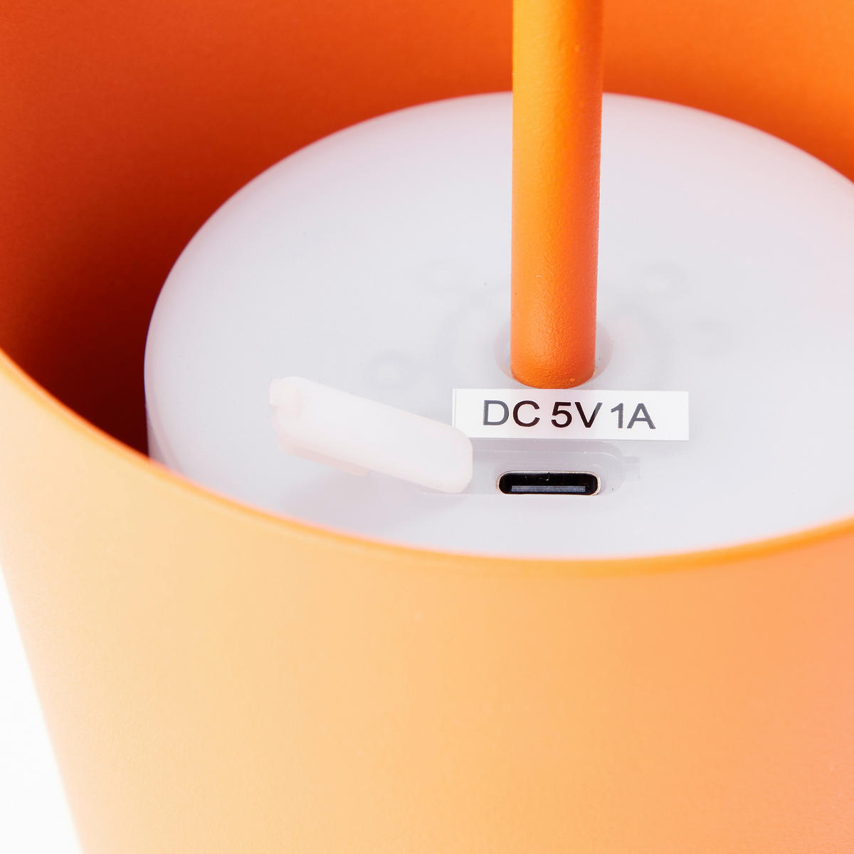 AKKU-TISCHLEUCHTE Kaami 10/37 cm   - Orange, Basics, Kunststoff/Metall (10/37cm) - Brilliant