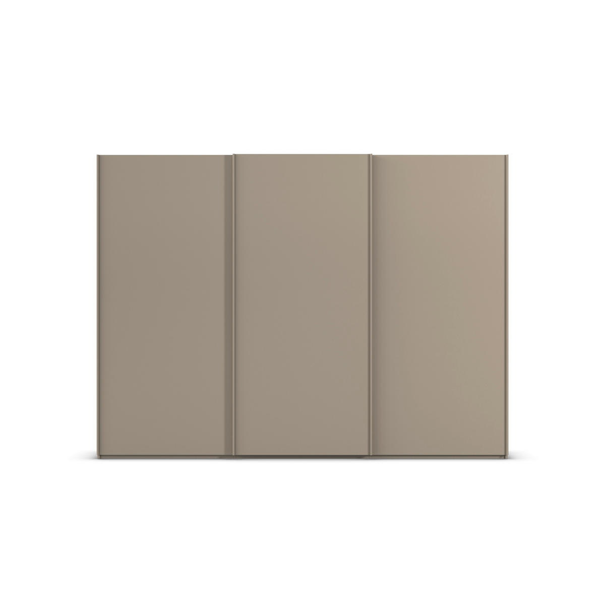 SCHWEBETÜRENSCHRANK 301/223/69 cm,  in Fango, 3 Tür(en)  - Fango, Basics, Holzwerkstoff/Metall (301/223/69cm) - Rauch Möbel