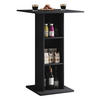 STEHPULT 70/70/108 cm  in Schwarz  - Schwarz, Basics, Holzwerkstoff (70/70/108cm) - MID.YOU
