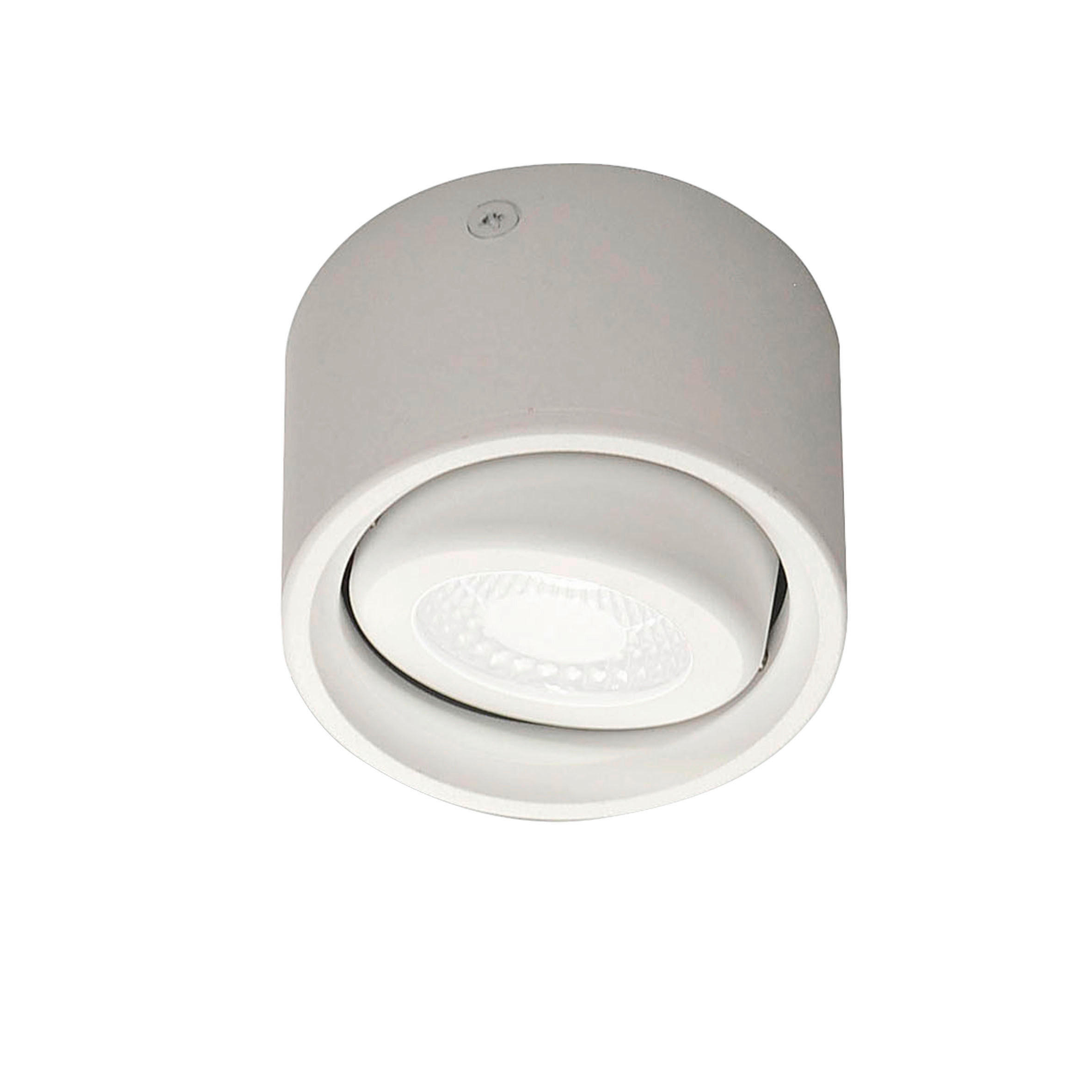 LED-DECKENLEUCHTE Anzio 5/8 cm  - Anthrazit, KONVENTIONELL, Kunststoff/Metall (5/8cm) - Fabas Luce