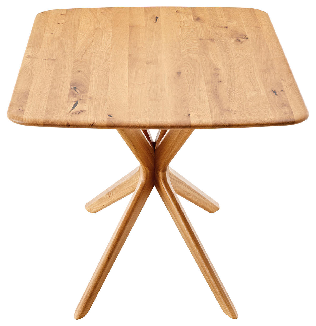 ESSTISCH Wildeiche massiv Wildeiche  - Wildeiche, Design, Holz (140/90/76cm) - Koinor