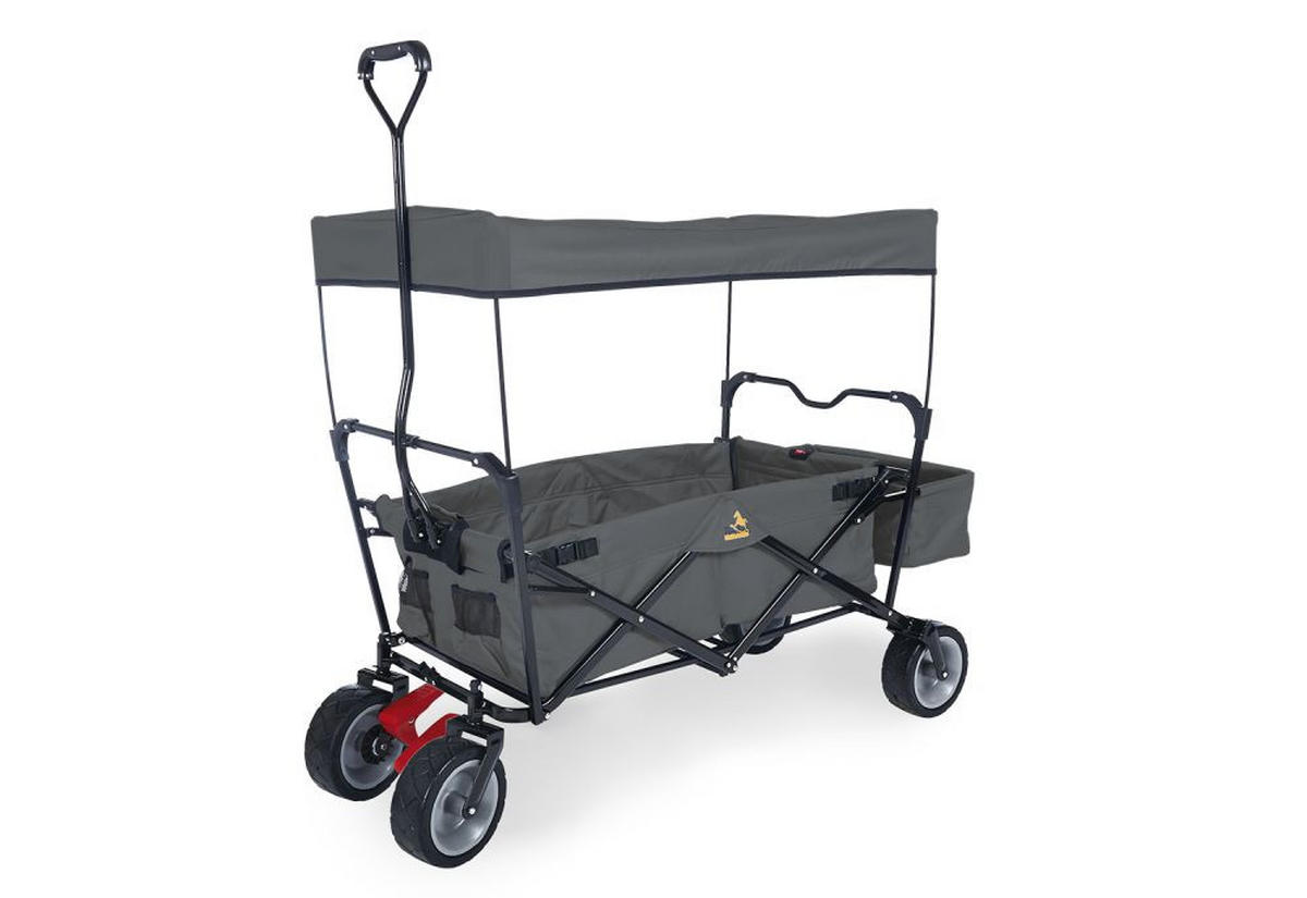 BOLLERWAGEN Paxi Anthrazit 124/59/67 cm  - Anthrazit, Basics, Textil/Metall (124/59/67cm) - Pinolino