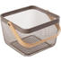 DEKOKORB - Hellbraun/Grau, Design, Holz/Metall (25/25/17cm) - Homeware DEKOKORB - Hellbraun/Grau, Design, Holz/Metall (25/25/17cm) - Homeware