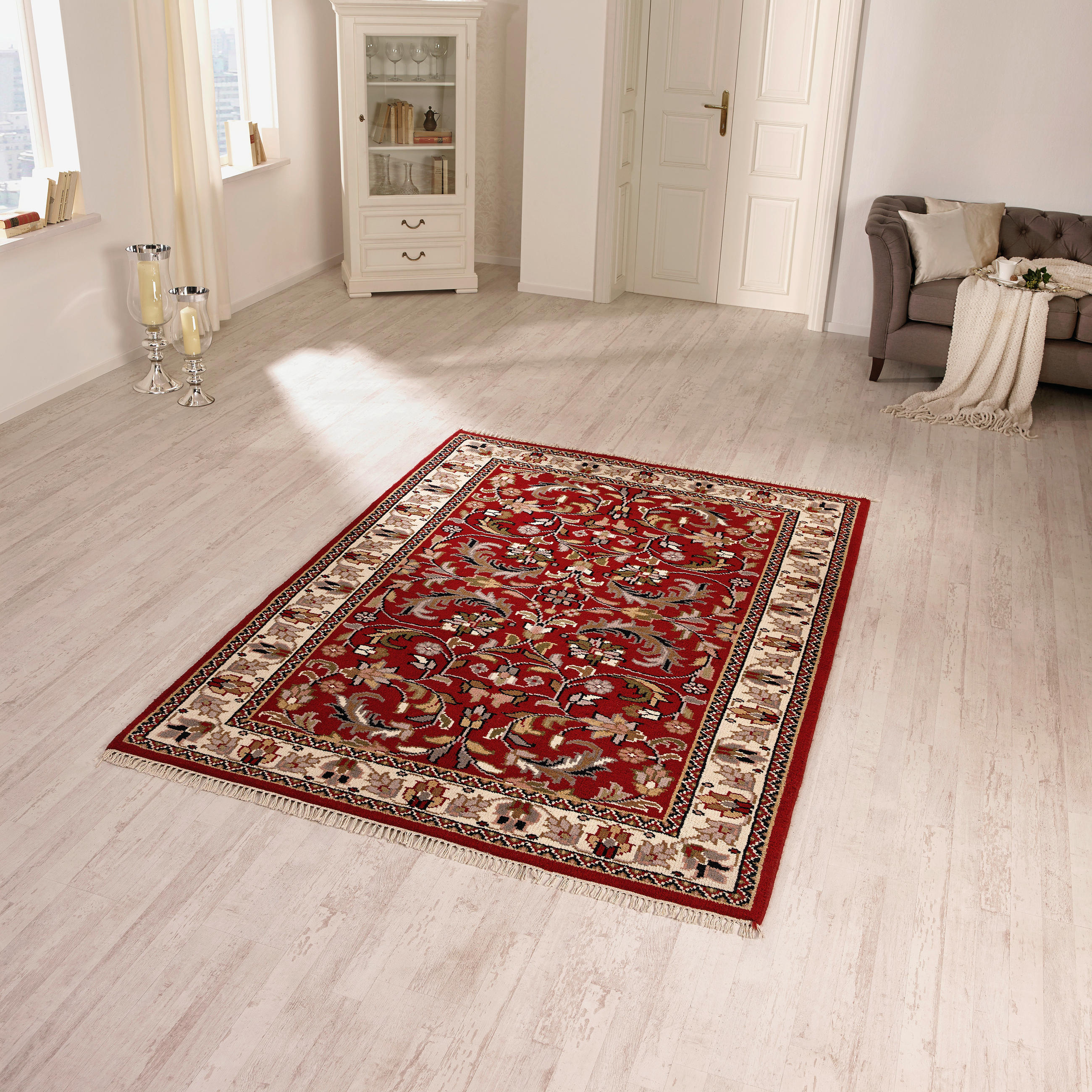 ORIENTALISK MATTA 120/180 cm Alkatif Classic  - röd, Lifestyle, textil (120/180cm) - Cazaris