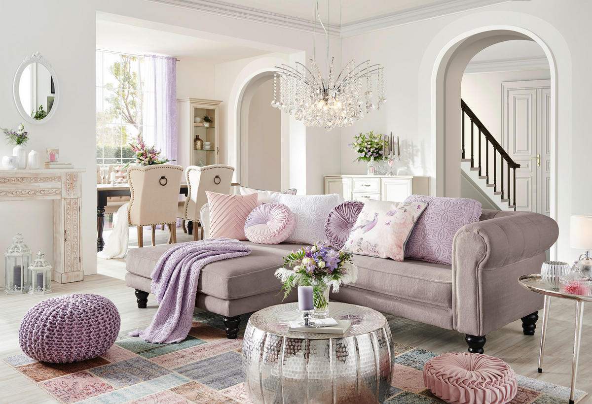 HÖRNSOFFA i plysch beige  - beige/mörkbrun, Design, trä/textil (160/260cm) - MID.YOU