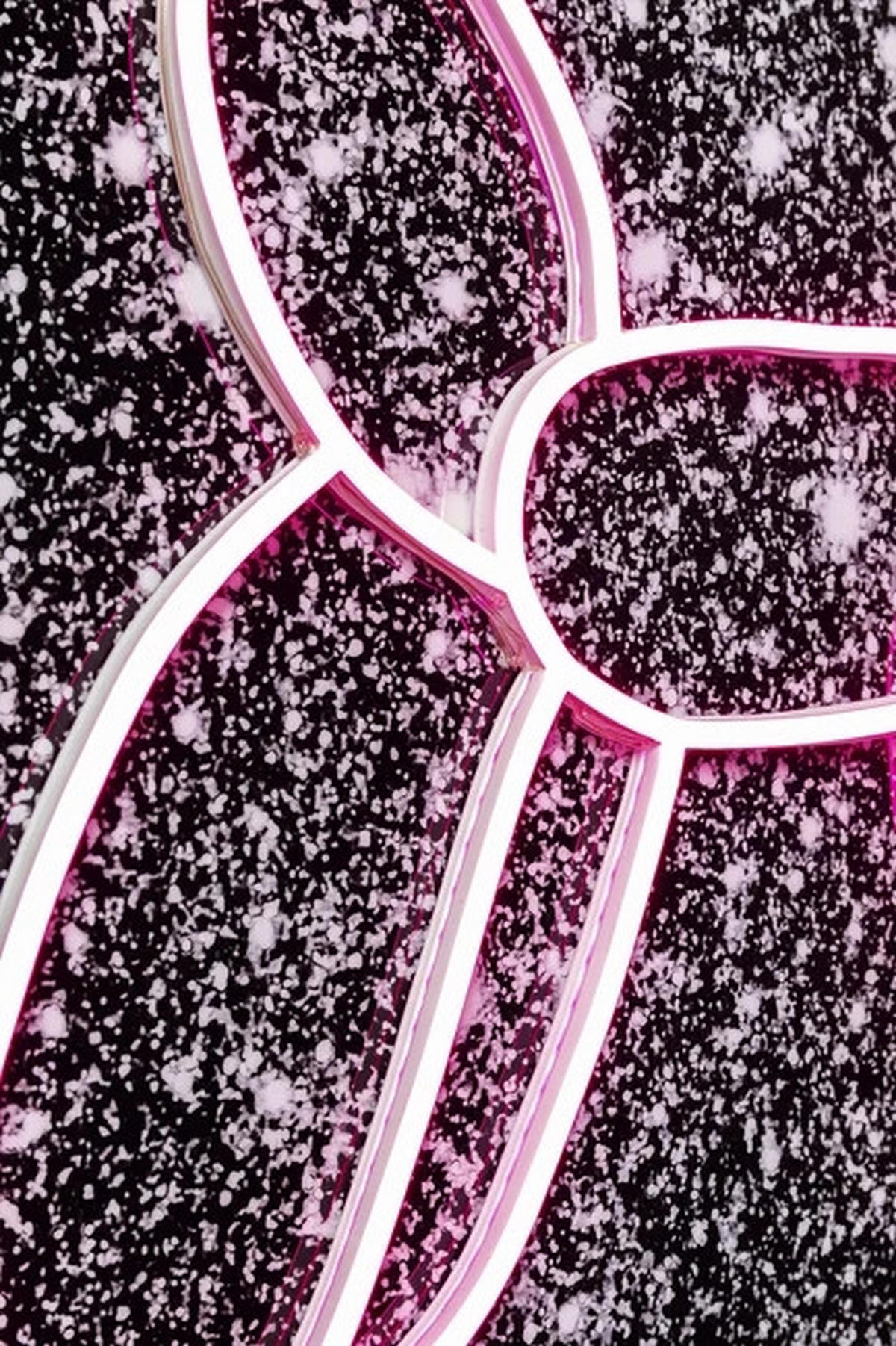 BILD 80/80/3,5 cm  - Pink/Schwarz, Trend, Kunststoff (80/80/3,5cm) - Kare-Design