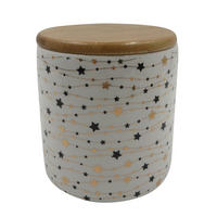 KEKSDOSE 0,4 L  - Multicolor/Naturfarben, Trend, Keramik/Holz (11,5/12,5cm) - X-Mas