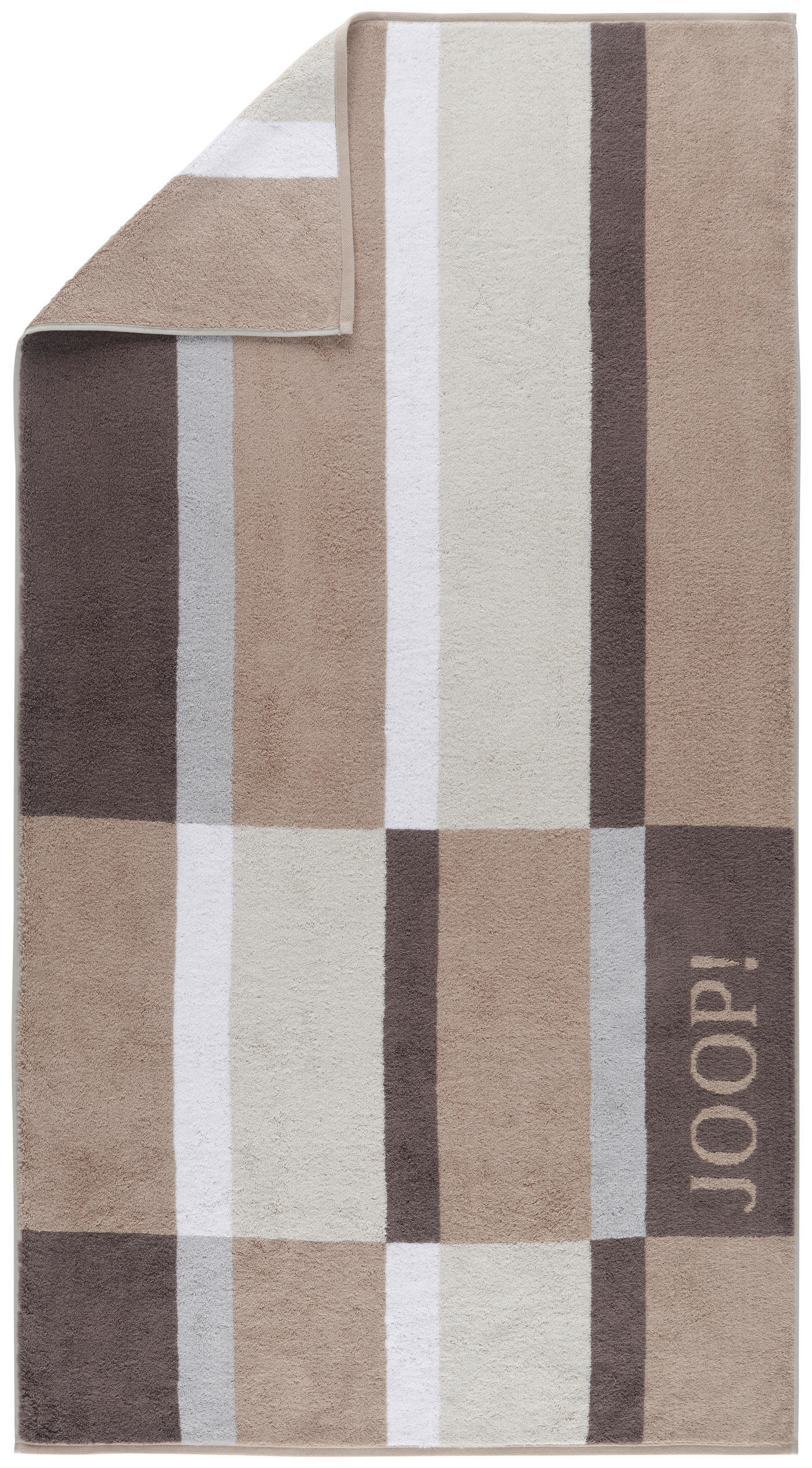 DUSCHTUCH 80/150 cm JOOP! SHADES  - Sandfarben/Beige, Basics, Textil (80/150cm) - Joop!