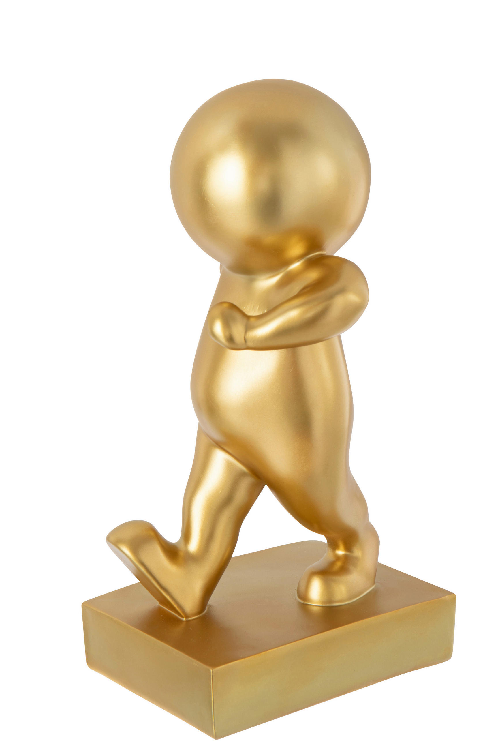 SKULPTUR - Goldfarben, Basics, Kunststoff/Stein (24/23/46,5cm)