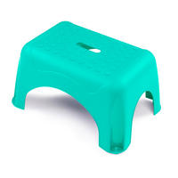 TRITTHOCKER  - Türkis, Basics, Kunststoff (44/23,5/31cm)