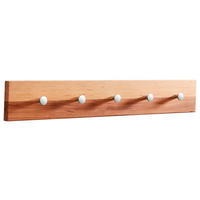 Cuier De Perete - culoare lemn fag, Natur, lemn/metal (70/10/3,5cm) - Linea Natura