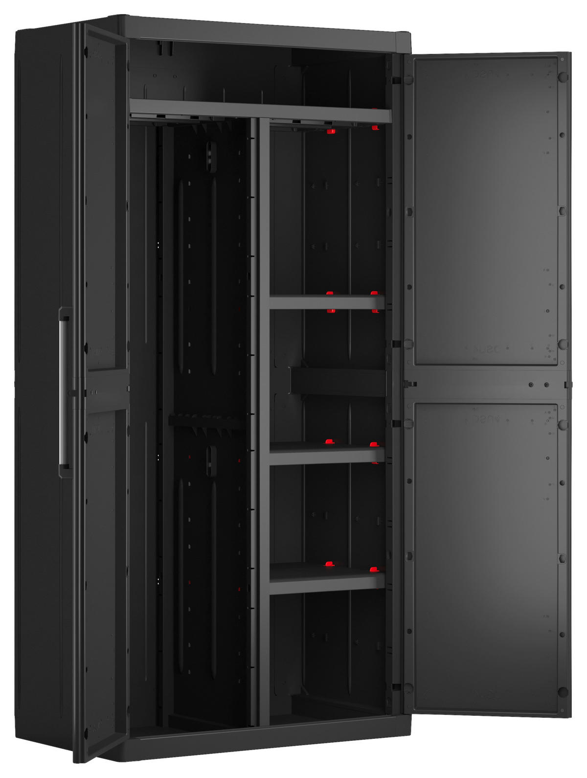 GERÄTESCHRANK 89/182/54 cm  - Schwarz, Design, Kunststoff (89/182/54cm) - Keter