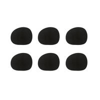 GLASUNTERSETZER 6-teilig  - Schwarz, Basics, Leder (10/12cm) - Aida