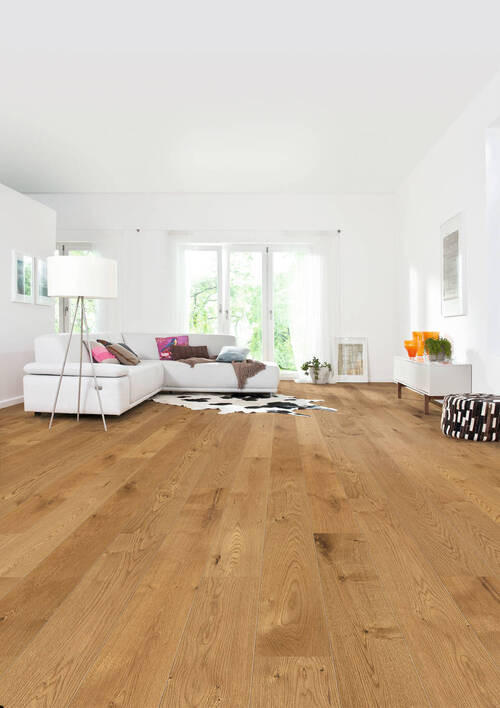 PARKETTBODEN Living by HARO PARKETT 2500 LA SL  per  m² - Mokka, Basics, Holzwerkstoff (17.3/108.5cm) - Living by HARO