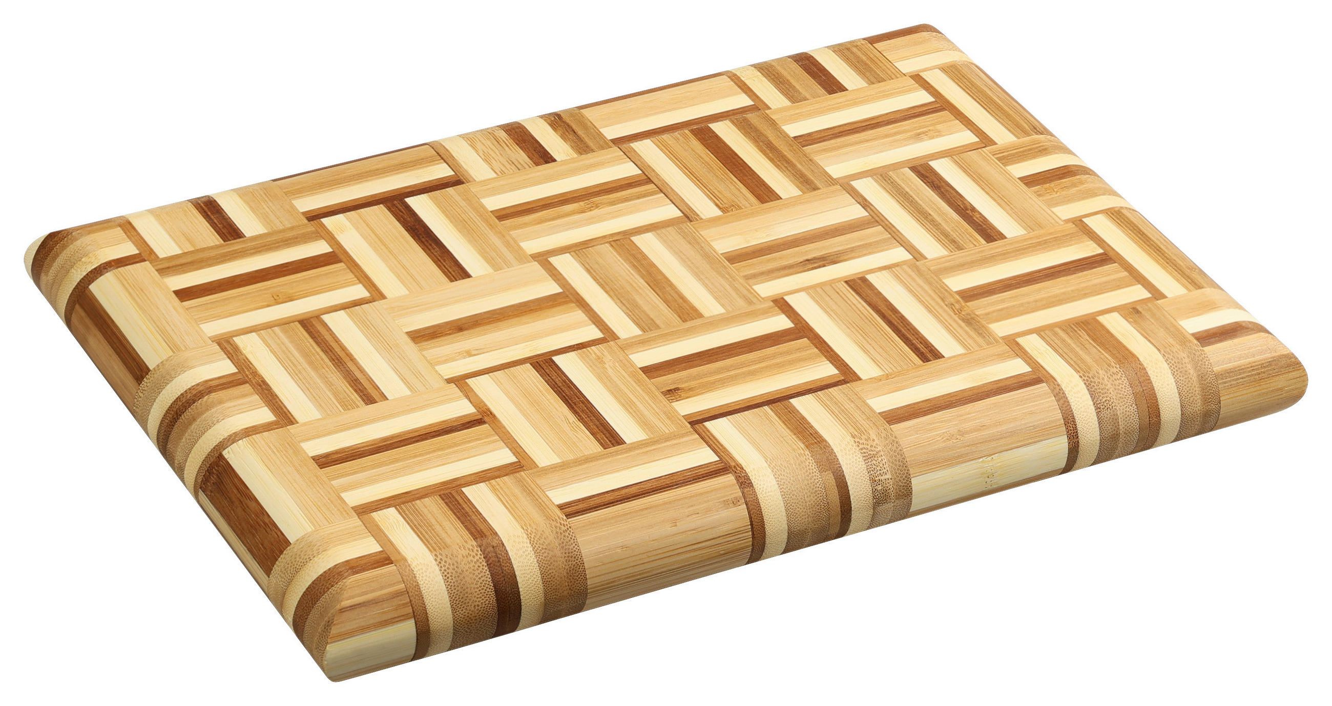 SCHNEIDEBRETT Naturmaterialien  - Hellbraun/Dunkelbraun, Basics, Naturmaterialien (35/25/3.5cm) - Kesper