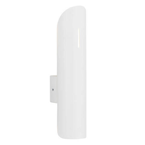 WANDLEUCHTE Argon Akron 24,5/8/5,5 cm   - Weiß, Design, Metall (24,5/8/5,5cm)