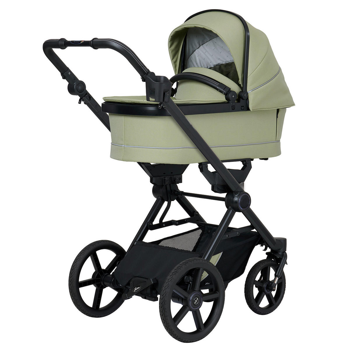KINDERWAGENSET IVY GTR Outdoor HB  - Schwarz/Hellgrün, Basics, Textil/Metall (94/58/119cm) - Hartan
