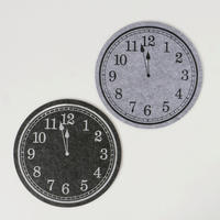 TISCHSET Textil Grau, Schwarz 38 cm  - Schwarz/Grau, Textil (38cm)