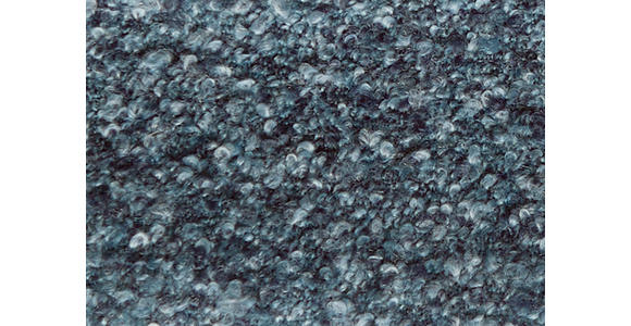 SESSEL in Bouclé Blau  - Blau/Schwarz, Design, Textil/Metall (60/94/86cm) - Dieter Knoll