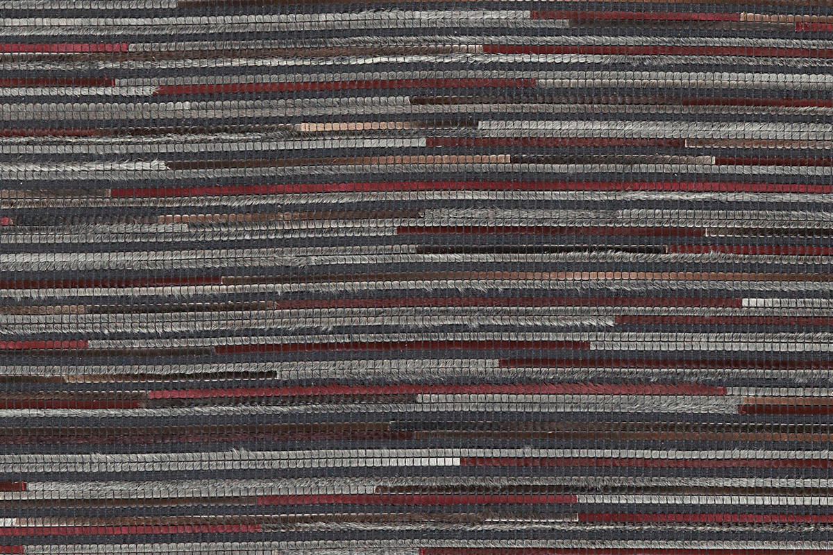 FLACHWEBETEPPICH  Wohnzimmer 120/180 cm Anthrazit rechteckig  - Anthrazit, Basics, Leder/Textil (120/180cm) - Kayoom