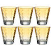 WHISKY-GLÄSERSET 215,00 ml 6-teilig  - Orange, Design, Glas (8,50/9,00/8,50cm) - Leonardo