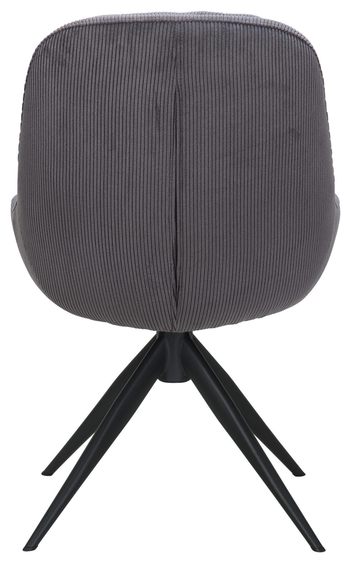 STUHL - Anthrazit/Schwarz, Design, Textil/Metall (58/85/70cm) - Johann Jakob