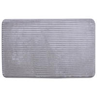 KÚPEĽŇOVÁ PREDLOŽKA, 50/80 cm - strieborná, Design, textil/plast (50/80cm) - Boxxx