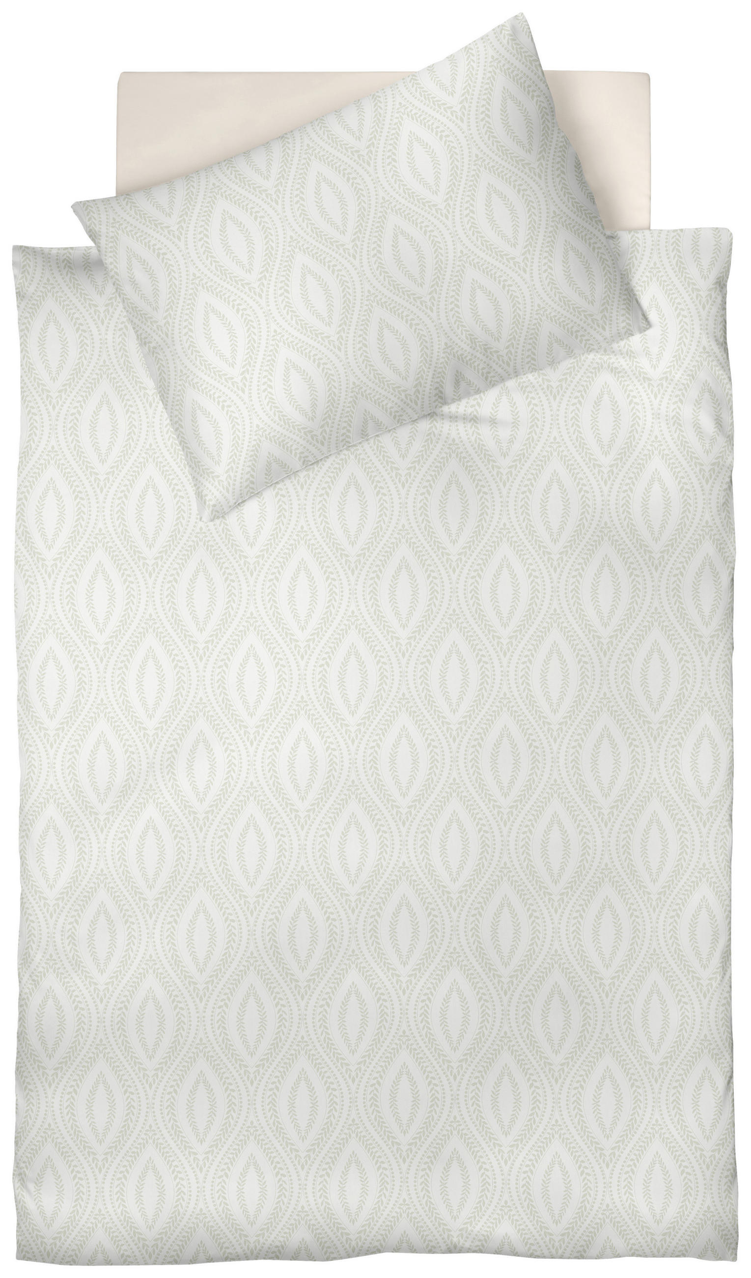 BETTWÄSCHE Damast 140/200 cm  - Weiß, Basics, Textil (140/200cm) - Fleuresse