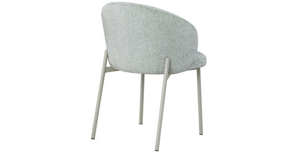STUHL  Stoffauswahl Struktur  Jadegrün  - Jadegrün/Greige, Design, Textil/Metall (59/81/60cm) - Carryhome