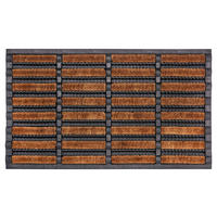 KOKOSMATTE  40/60 cm  Schwarz, Hellbraun  - Hellbraun/Schwarz, Basics, Naturmaterialien/Kunststoff (40/60cm)