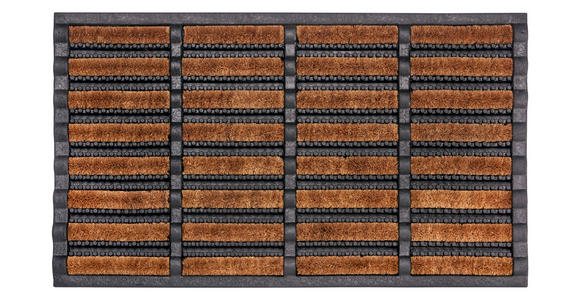 KOKOSMATTE 40/60 cm Mix Mats  - Hellbraun/Schwarz, Basics, Naturmaterialien/Kunststoff (40/60cm) - Esposa