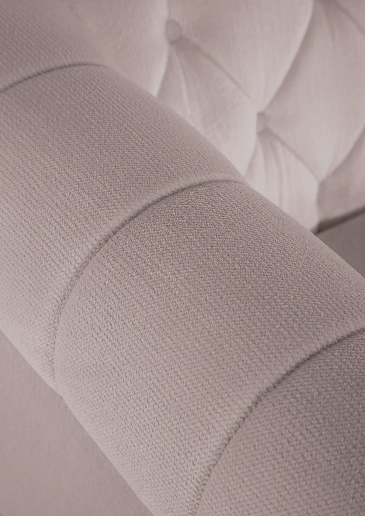 HÖRNSOFFA i plysch beige  - beige/mörkbrun, Design, trä/textil (160/260cm) - MID.YOU