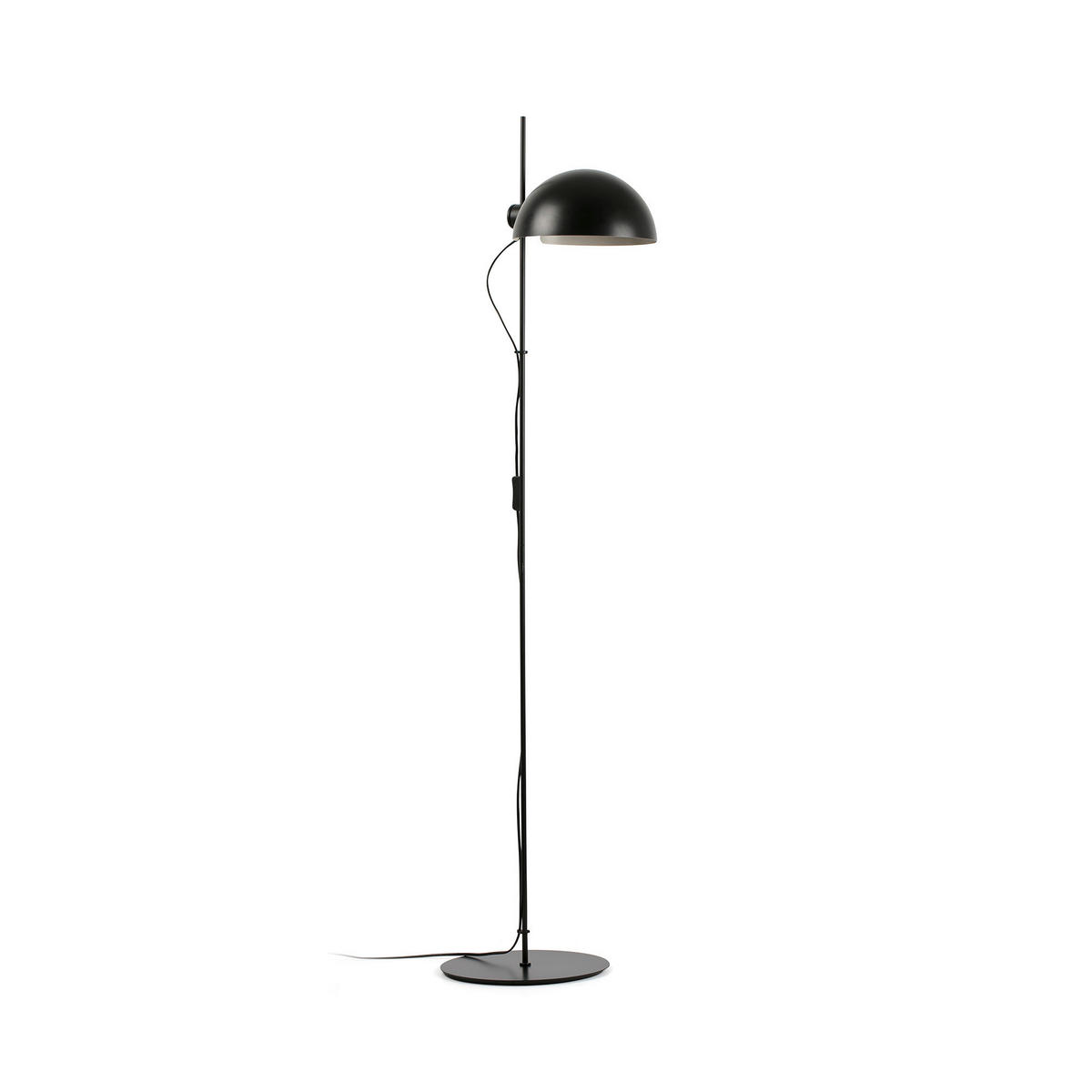 STEHLEUCHTE Modern 41,6/150 cm  - Schwarz, Design, Metall (41,6/150cm) - Faro Barcelona