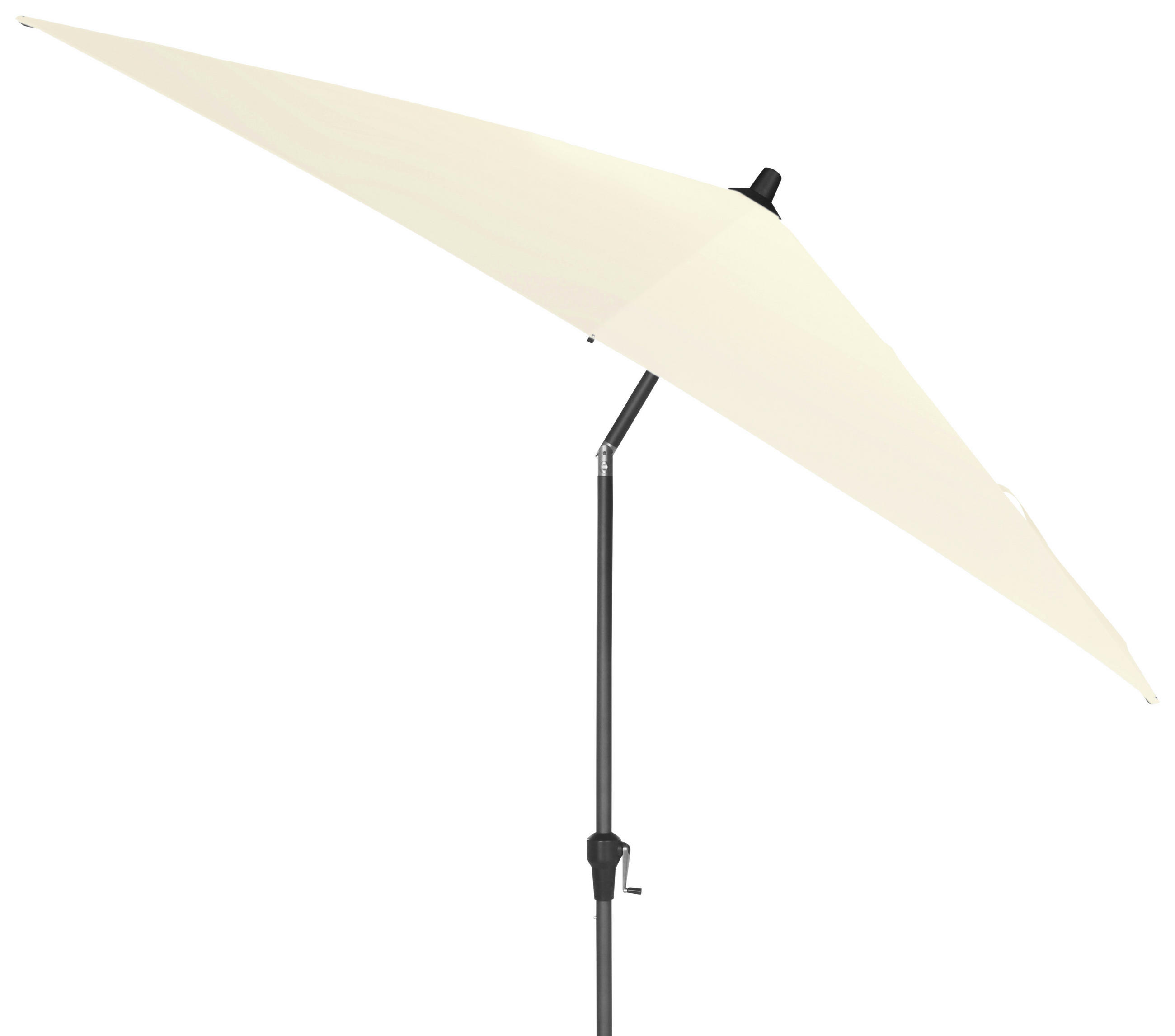 SONNENSCHIRM  250/250 cm  - Anthrazit/Beige, KONVENTIONELL, Textil/Metall (250/250cm) - Siena Garden