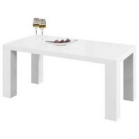 ESSTISCH Weiß Hochglanz rechteckig  ausziehbar, in verschiedenen Größen erhältlich  - Weiß Hochglanz, MODERN, Holzwerkstoff (120-240/80/76cm) - Livetastic