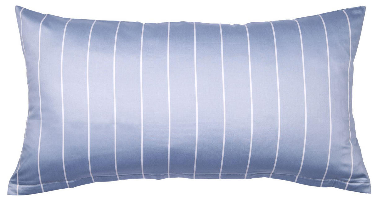 KISSENHÜLLE Giulietta 40/80 cm  - Blau/Weiß, KONVENTIONELL, Textil (40/80cm) - Janine