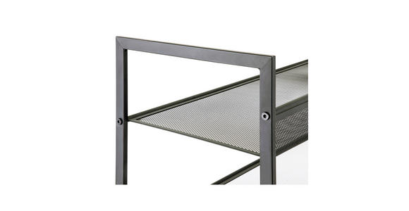 SCHUHREGAL 72/102,5/30 cm  - Schwarz, Basics, Kunststoff/Metall (72/102,5/30cm) - Xora