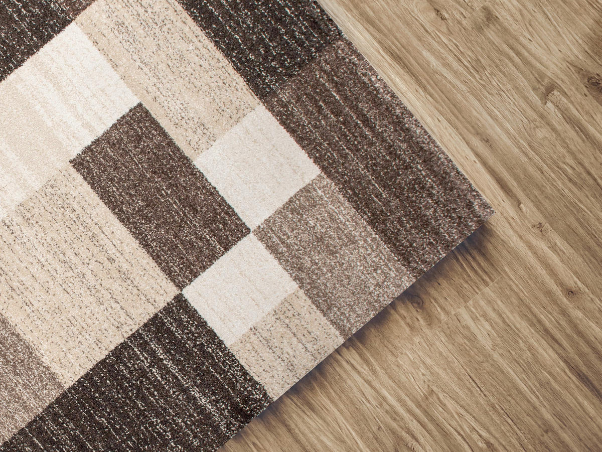 WEBTEPPICH 80/150 cm Gabeh Dunkelbraun, Beige, Hellbraun  - Hellbraun/Dunkelbraun, KONVENTIONELL, Textil (80/150cm) - Novel