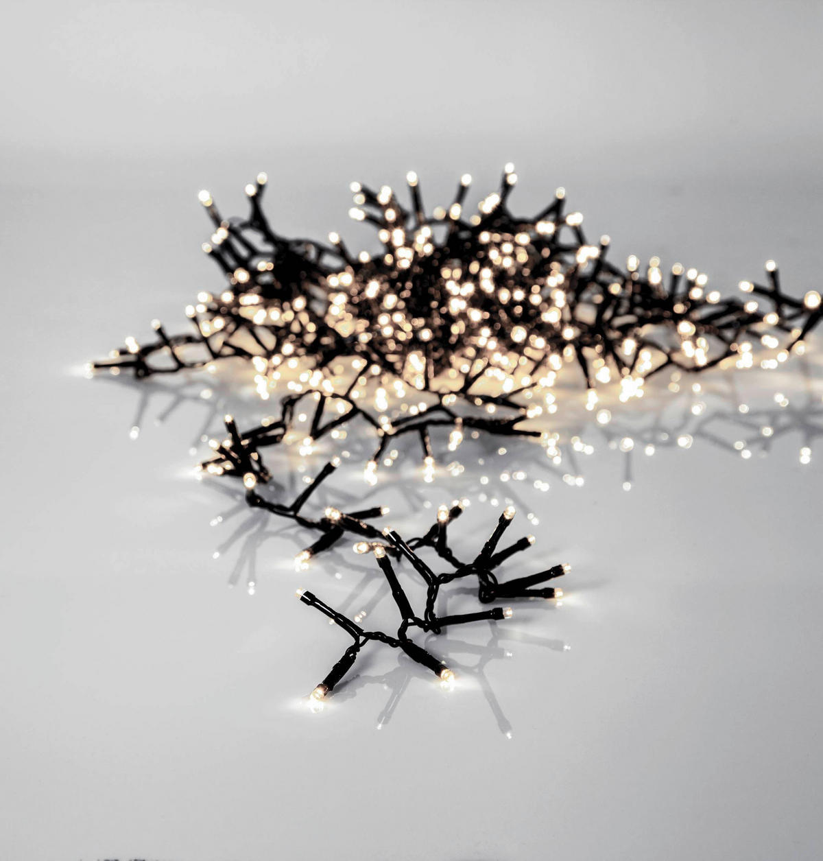 LICHTERKETTE 2500 cm  - Transparent/Schwarz, Basics, Kunststoff (2500cm) - Eglo