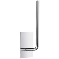 DRŽAČ TOALET-PAPIRA  boja nerđajućeg čelika  metal  - boja nerđajućeg čelika, metal (4,5/15/5,7cm)