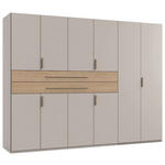 KLEIDERSCHRANK  in Eichefarben, Kaschmir  - Kaschmir/Eichefarben, Design, Holzwerkstoff (270/208/65cm) - Carryhome