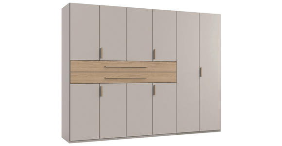 KLEIDERSCHRANK  in Eichefarben, Kaschmir  - Kaschmir/Eichefarben, Design, Holzwerkstoff (270/208/65cm) - Carryhome