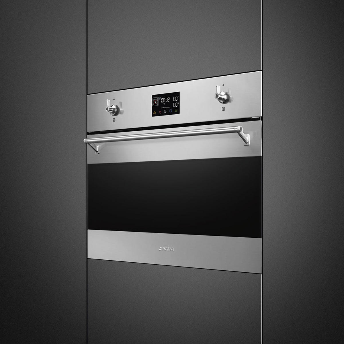 KOMPAKTBACKOFEN SO4302S3X  - Edelstahlfarben, Basics, Metall (59,7/45,4/54,8cm) - SMEG